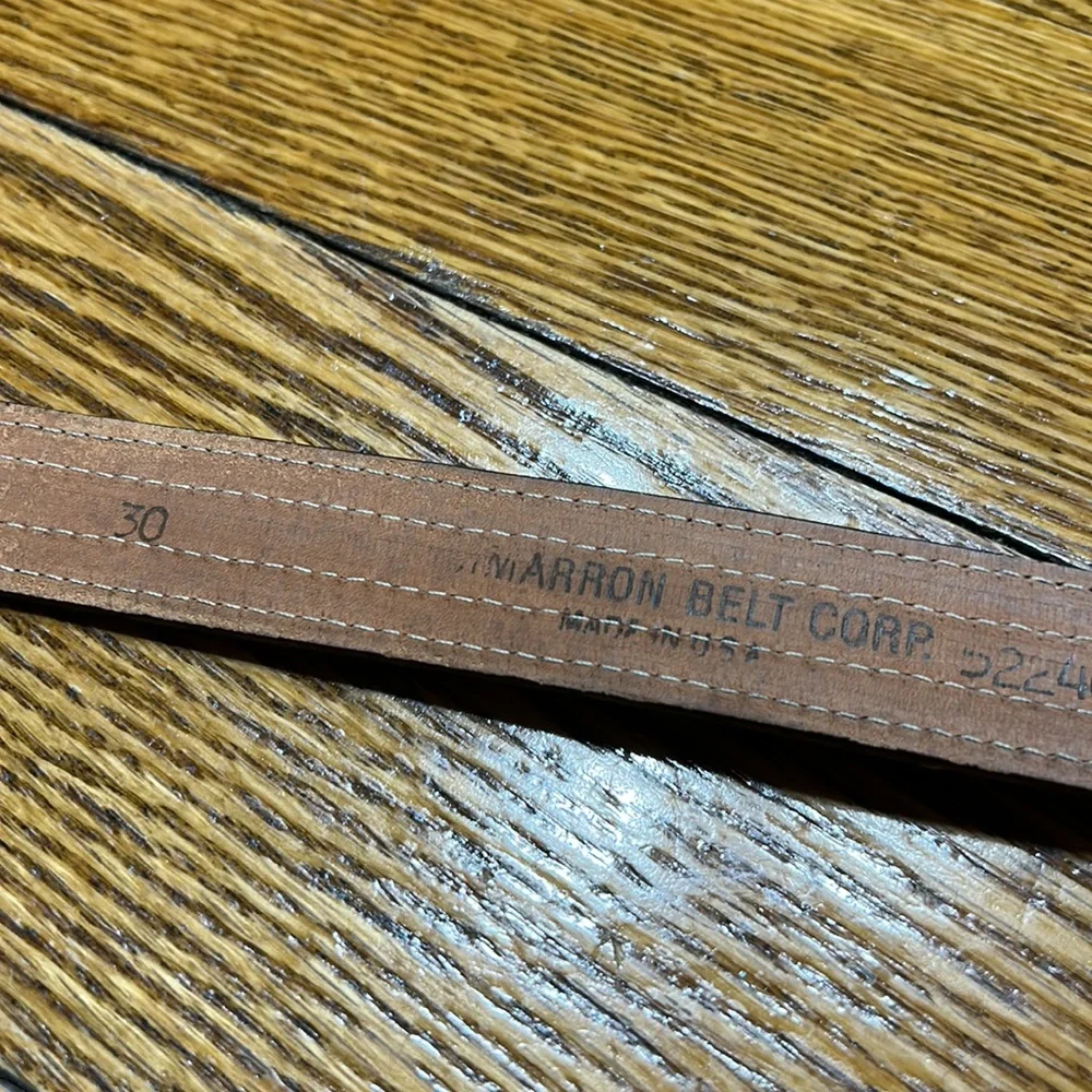 Cimmaron brand western Southwest style belt. Size 30. Genuine leather.